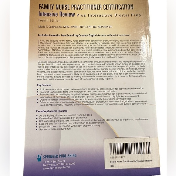 Family Nurse Practitioner Certification Intensive Review Fourth Edition - Picture 3 of 3